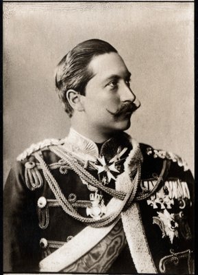 ヴィルヘルム2世（1859〜1941年）の肖像、ドイツ皇帝。